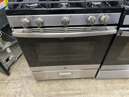 GE 30 in. 5.0 cu. ft. Freestanding Gas Range in Stainless Steel - Model: JGBS66REK3SS