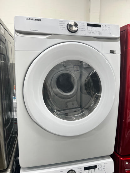 Samsung Stackable Front-Load HE 4.5 Cu. Ft. Washer and 7.5 Cu. Ft. Electric Dryer Set in White