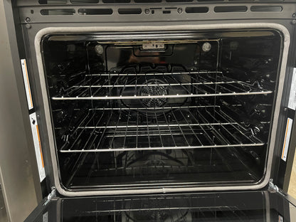 Cosmo 30-in Glass Top 4 burners 5-cu ft Convection Oven Slide-In Electric Range ( Black )
Model #COS-ERD304K-BK