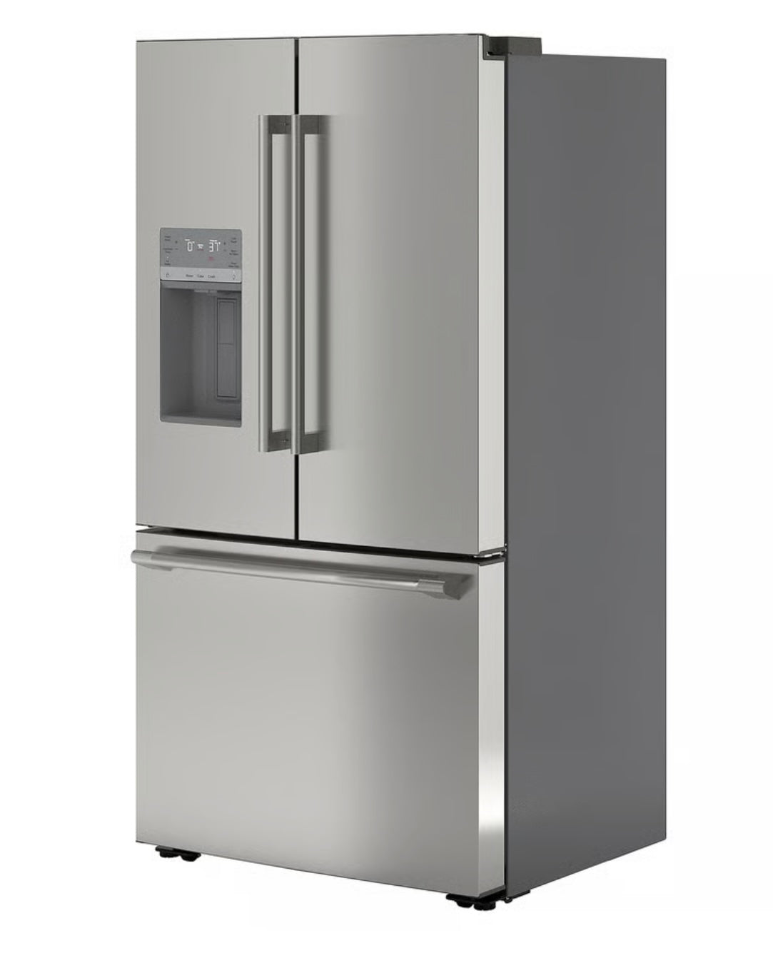 French door refrigerator, stainless steel color/counter-depth, 22.6 cu.ft Article Number 205.222.87 Brand
IKEA