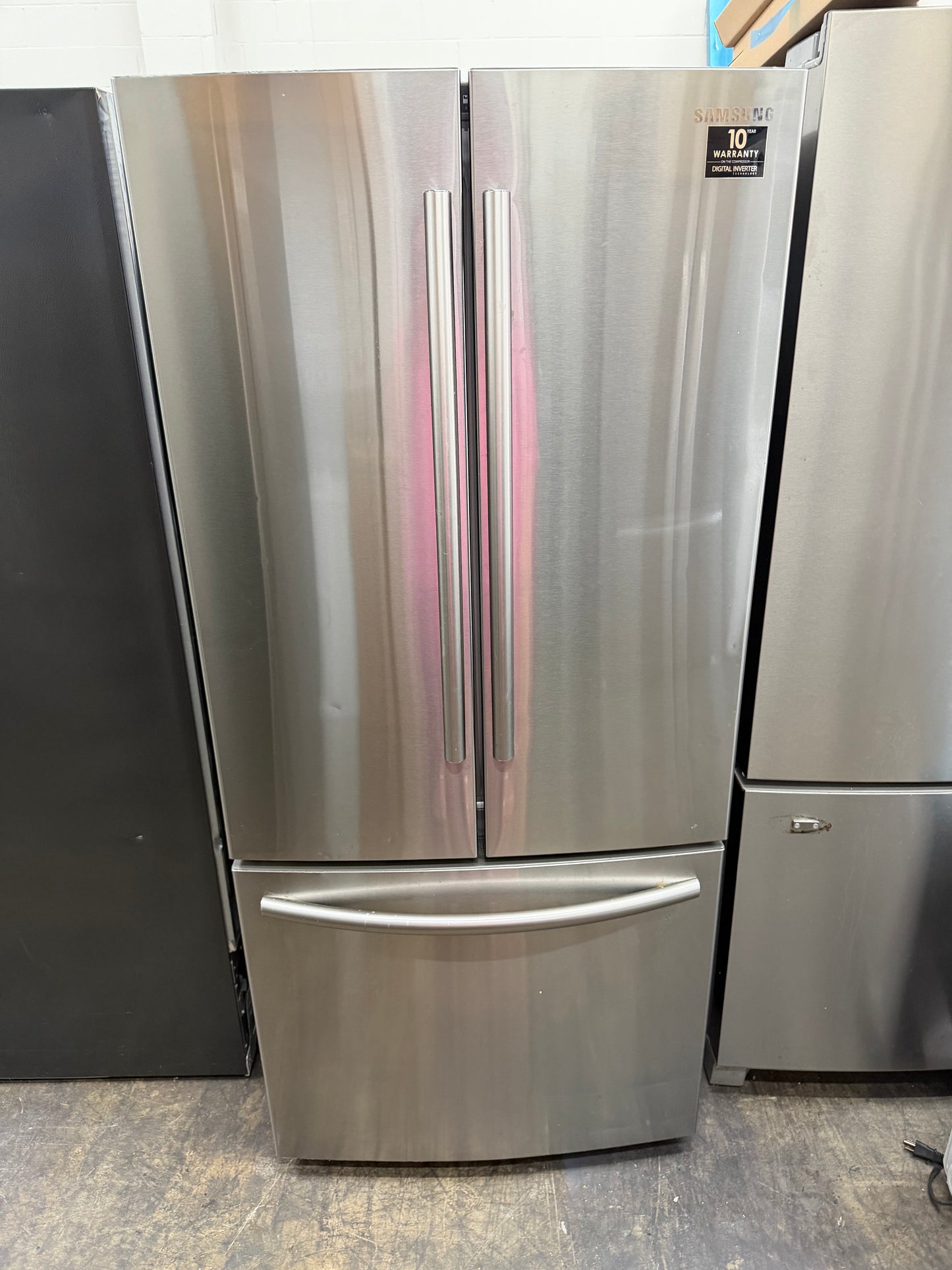 Samsung RF220NCTASR/AA – 21.8 Cu. Ft. French Door Refrigerator (Stainless Steel)