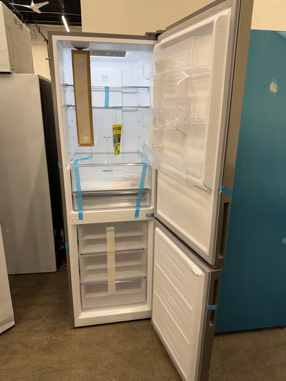 Frigidaire 11.5 cu. ft. Bottom Freezer Refrigerator in Brushed Steel, Garage Ready - Model # FRBG1224AV