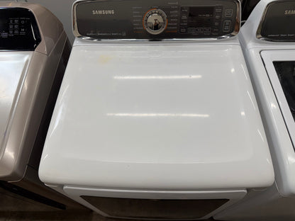 Samsung WA52M7750AW/A4 – 5.2 Cu. Ft. Top Load Washer and Samsung DVE52M7750W/A3 – 7.4 Cu. Ft. Electric Dryer