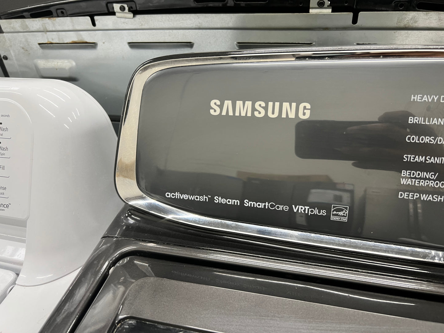 Samsung Top-Load Activewash 5.2-cu ft Washer and 7.5-cu ft Electric Dryer Mismatch Set (READ DESCRIPTION)