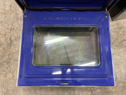 LG  LRE3083ST
30 Inch Electric Range with True Convection, IntuiTouch Controls, EasyClean , 5 Heating Elements, Power Burner, 6.3 cu. ft. Capacity, Brilliant Blue Interior, Storage Drawer and Star-K Certified: Stainless Steel