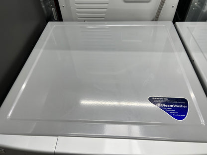 LG Front-Load 4.5-cu ft Washer and 7.4-cu ft Electric Dryer Set in Pure Silver
