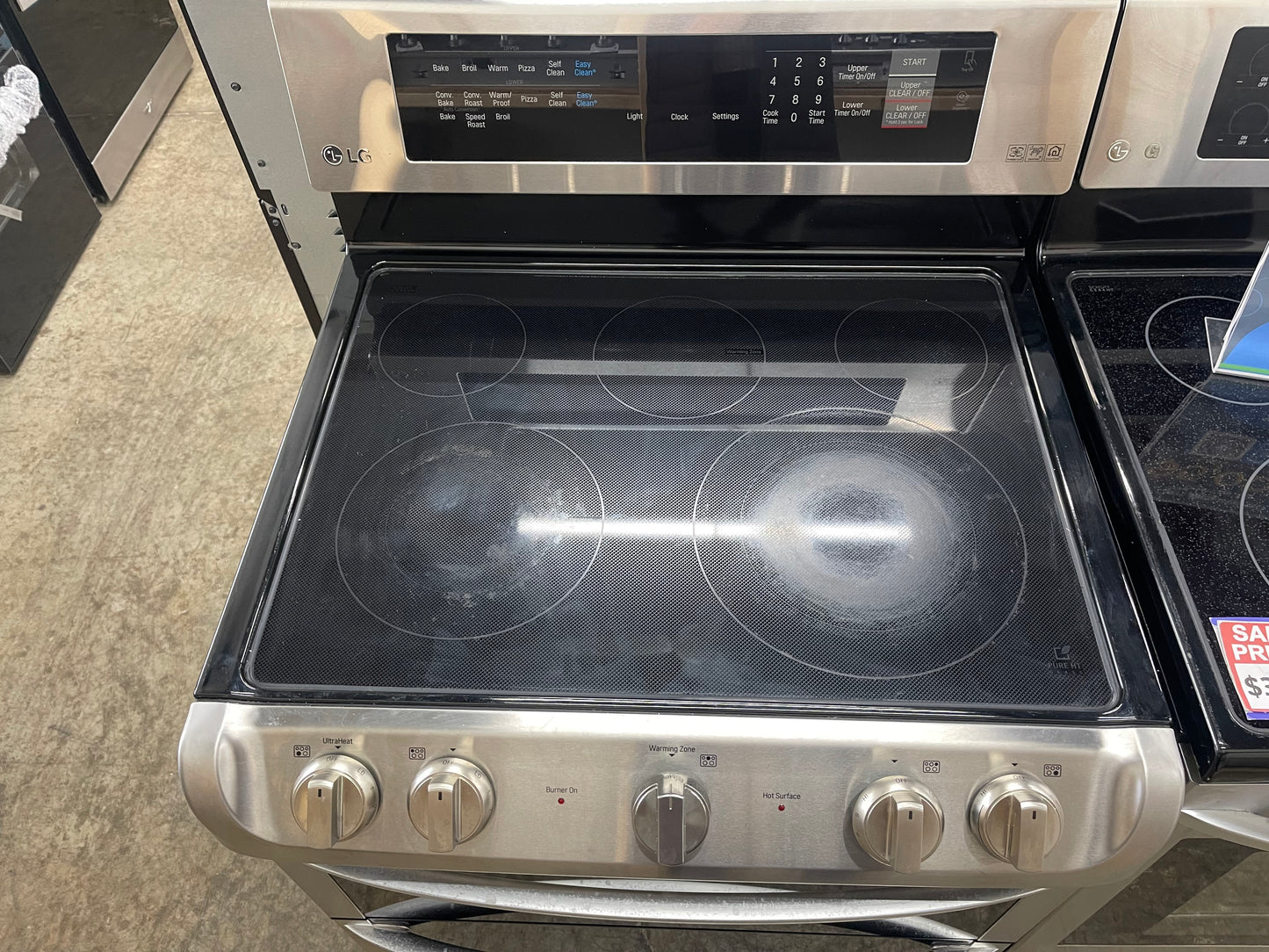 LG 7.3 cu. ft. Electric Double Oven Range with ProBake Convection , EasyClean and Infrared Heating™ System