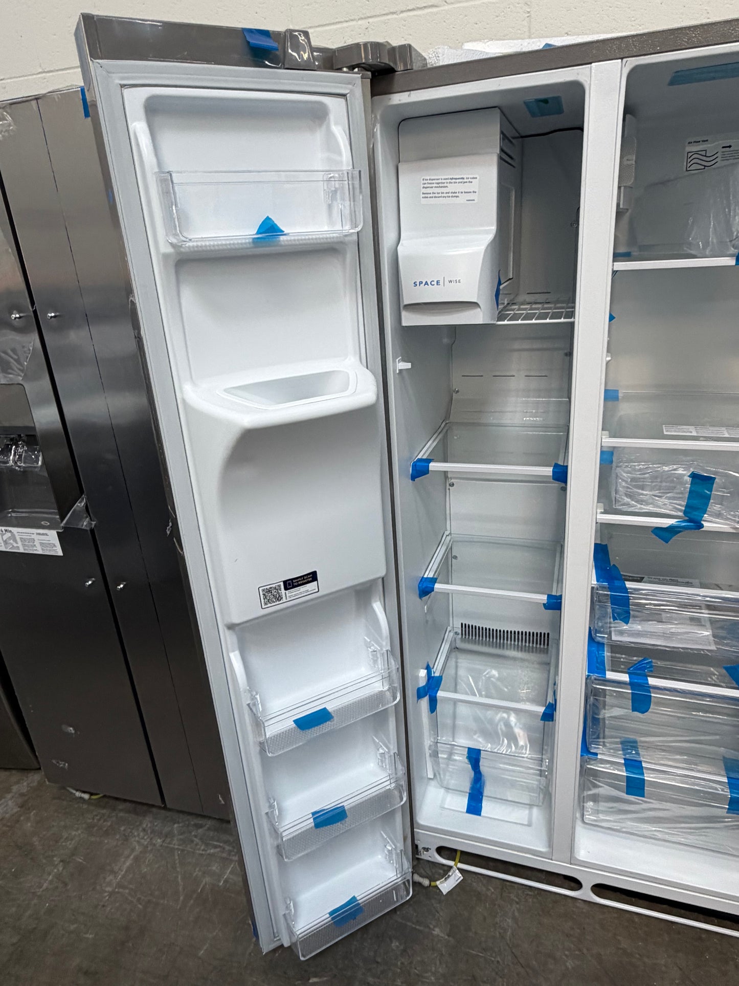 Frigidaire 22.3 Cu. Ft. Counter Depth Side by Side Refrigerator-Model #FRSC2333AS