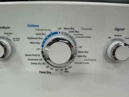 GE 4.2 cu. ft. Capacity Washer with Stainless Steel Basket Model#: GTW460ASJ5WW  and GE 7.2 cu. ft. Capacity aluminized alloy drum Electric Dryer

Model #:GTD42EASJWW
