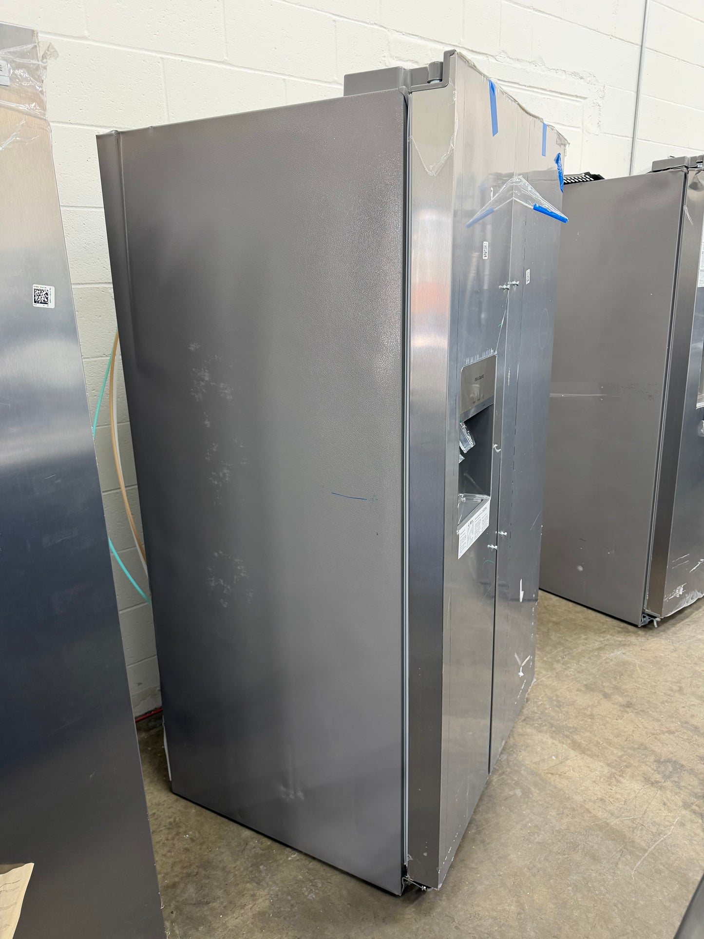 Frigidaire 25.6 cu. ft. Side by Side Refrigerator in Stainless Steel, Standard Depth