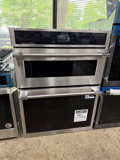 Frigidaire GCWM3070AF Gallery 30 inch Smart Electric Wall Oven and Microwave Combination with Stone Baked-Pizza Mode, 7 cu. ft. Total Capacity, Air Fry, Convection Microwave, Air Sous Vide