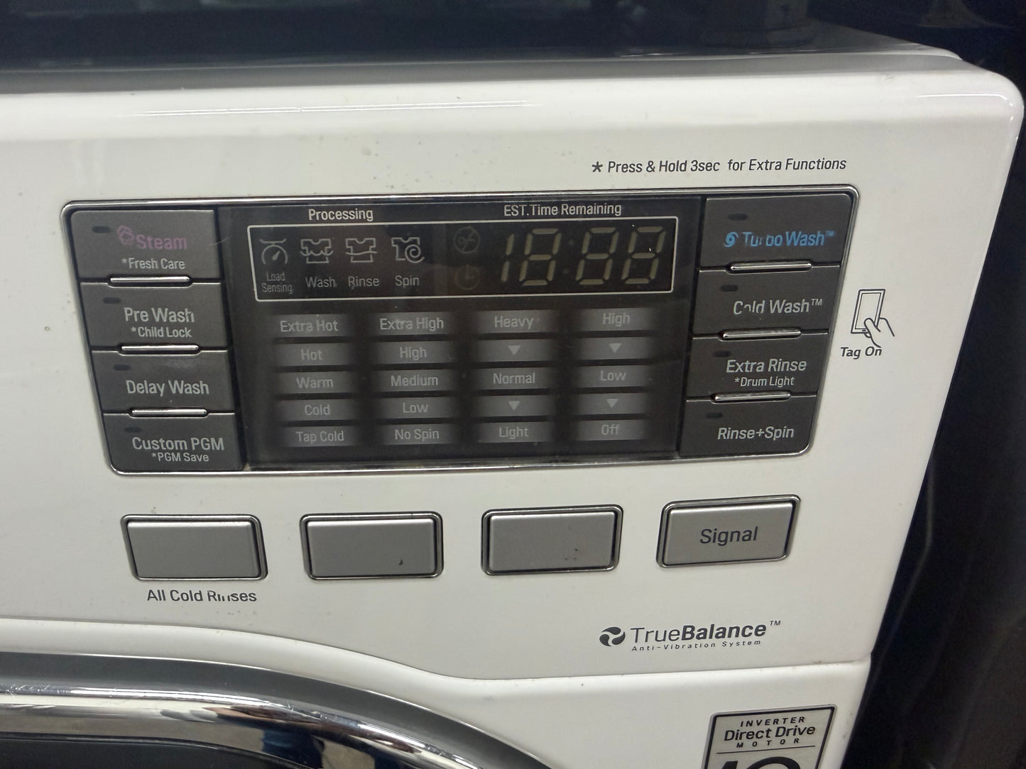 LG 4.5 Cu. Ft. Front Load Washer and 7.3 Front Load Electric Dryer