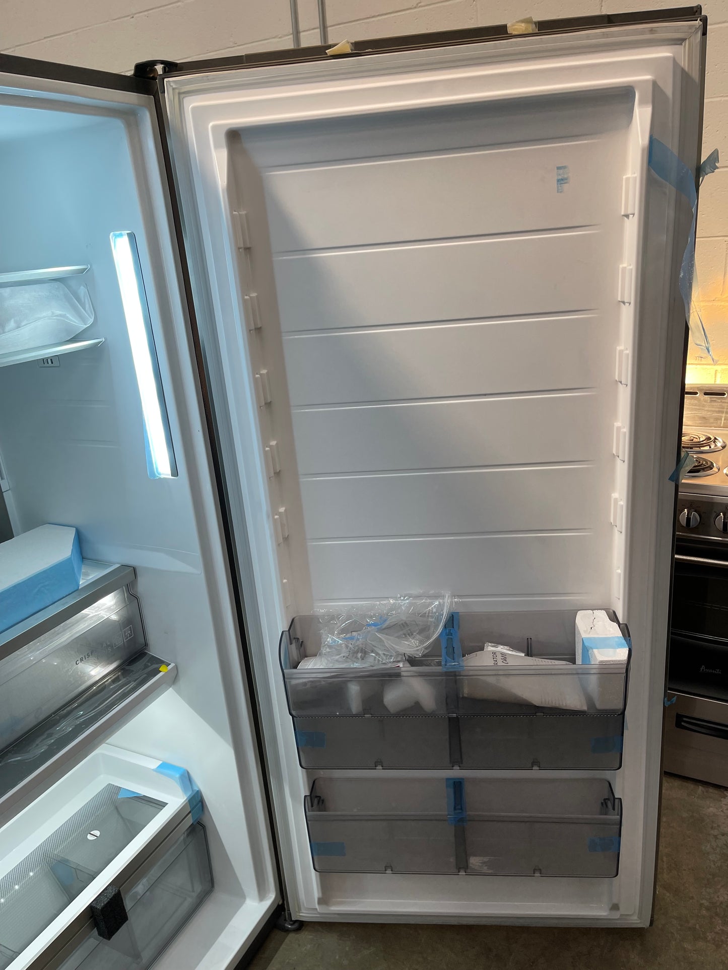 Frigidaire Professional 19 cu. ft. Single Door Freezerless Refrigerator in Smudge-Proof Stainless Steel, ENERGY STAR Model: FPRU19F8W