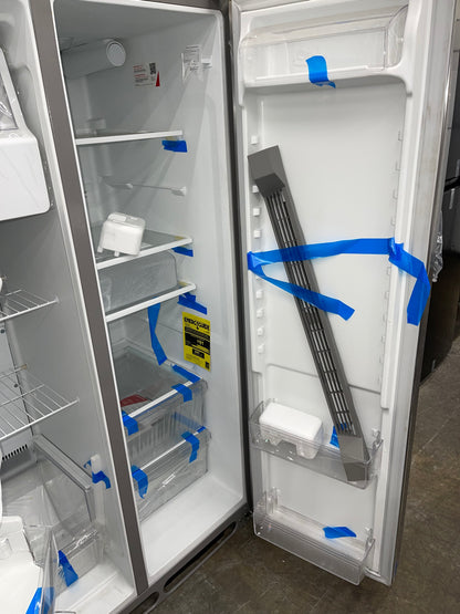Frigidaire 25.6 cu. ft. Side by Side Refrigerator in Stainless Steel, Standard Depth