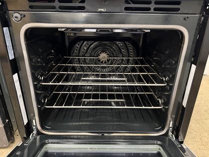 Frigidaire  GCWS2767AF
27 Inch Single Electric Wall Oven with Air Fry, 3.8 Cu.Ft. Capacity, Total Convection, Self Clean, Touch Screen Control Panel, No Pre Heat, Steam Bake, Temperature Probe, Glide Rack, Air Sous Vide, Control Lock, Sabbath Mode