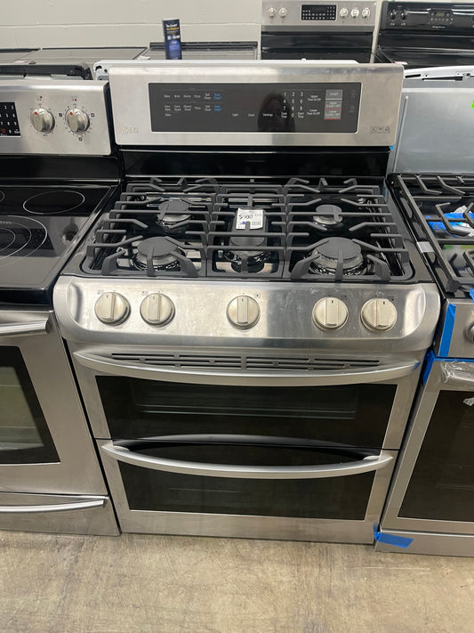 6.9 cu. ft. Gas Double Oven Range with ProBake Convection and EasyClean- Model:LDG4313ST