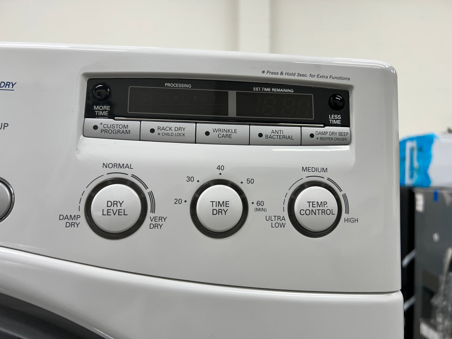 LG Front-Load High-Efficiency Stackable 3.6 Cu. Ft. Washer and 7.3 Cu. Ft. Electric Dryer Set in White