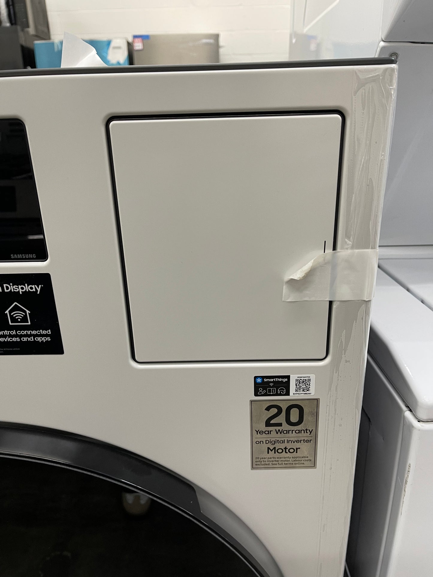 Samsung Bespoke 5.3-cu ft Capacity Ivory Vented All-In-One Washer Dryer Combo (ENERGY STAR Certified)

Model #WD90F53AVY