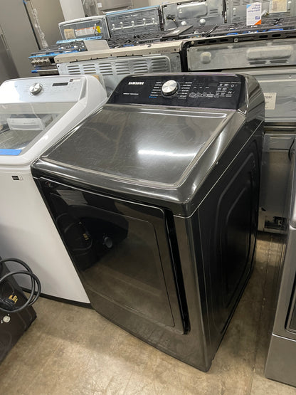 Samsung DVE50R5400V/A3  

7.4 cu. ft. Electric Dryer with Steam Sanitize+ in Black Stainless Steel