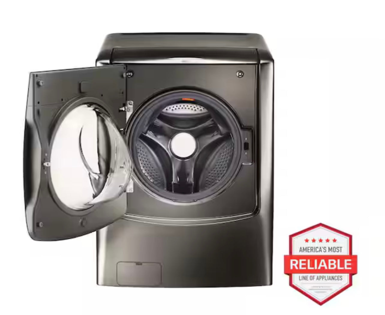 LG Signature TurboWash Series  WM9500HKA
30 Inch Front Load Smart Washer with 5.8 cu. ft. Capacity, LoDecibel Operation, TrueBalance System, SmartDiagnosis , ThinQTechnology, 14 Wash Cycles, Steam Cycle, Sanitize, TurboWash , Allergiene™, and ENERGY S