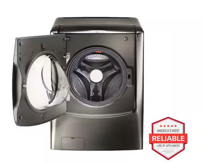 LG Signature TurboWash Series  WM9500HKA
30 Inch Front Load Smart Washer with 5.8 cu. ft. Capacity, LoDecibel Operation, TrueBalance System, SmartDiagnosis , ThinQTechnology, 14 Wash Cycles, Steam Cycle, Sanitize, TurboWash , Allergiene™, and ENERGY S