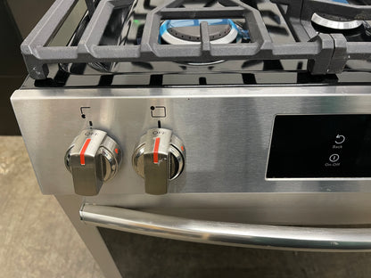 Frigidaire Gallery 30 in. 6 cu. ft. 5 Burner Slide-In Gas Range with Total Convection and Air Fry in Smudge Proof Stainless Steel-Model #GCFG3060BF