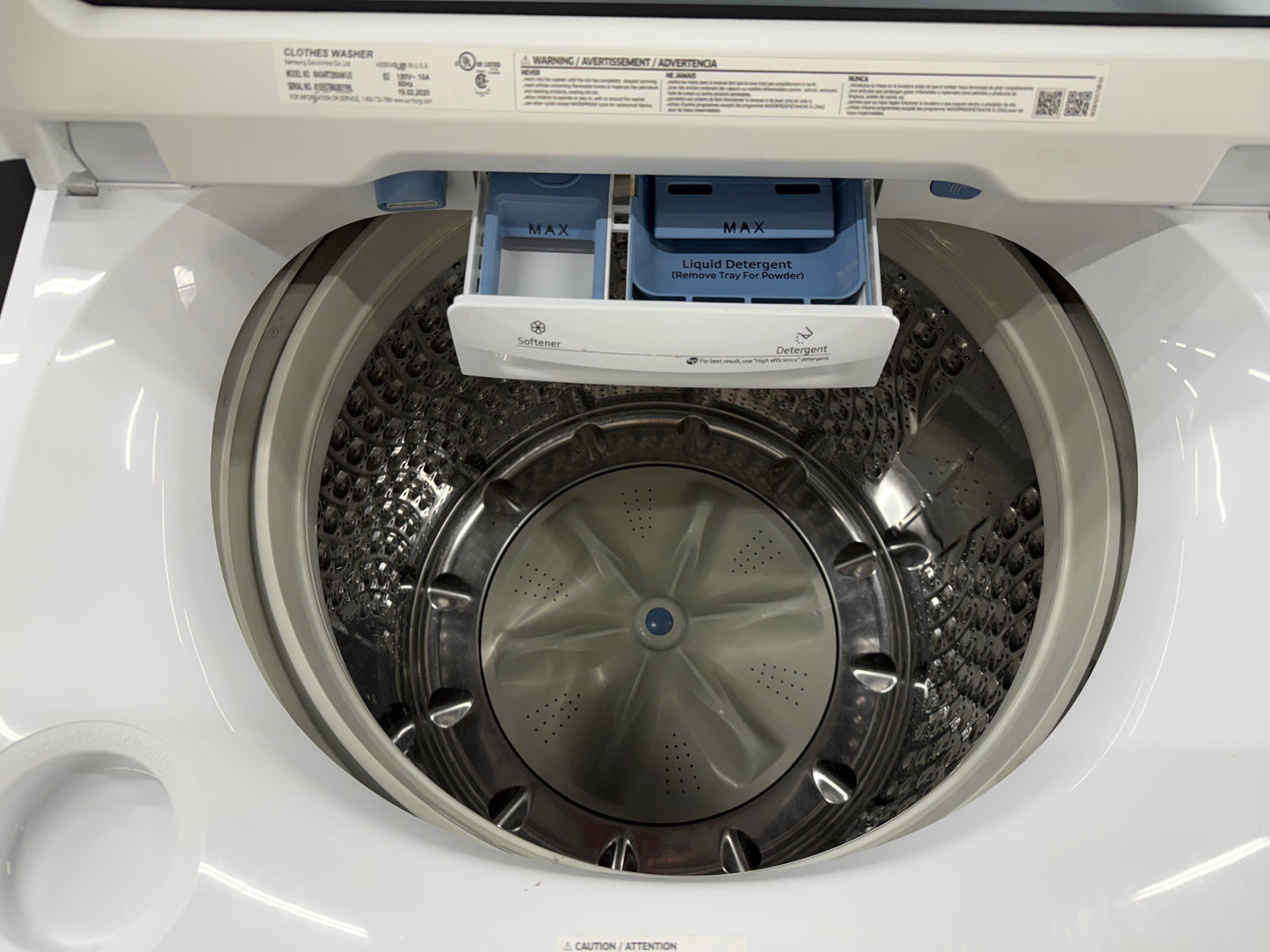 Samsung 5.4 cu. ft. Top Load Washer and 7.4 cu. ft. Electric Dryer