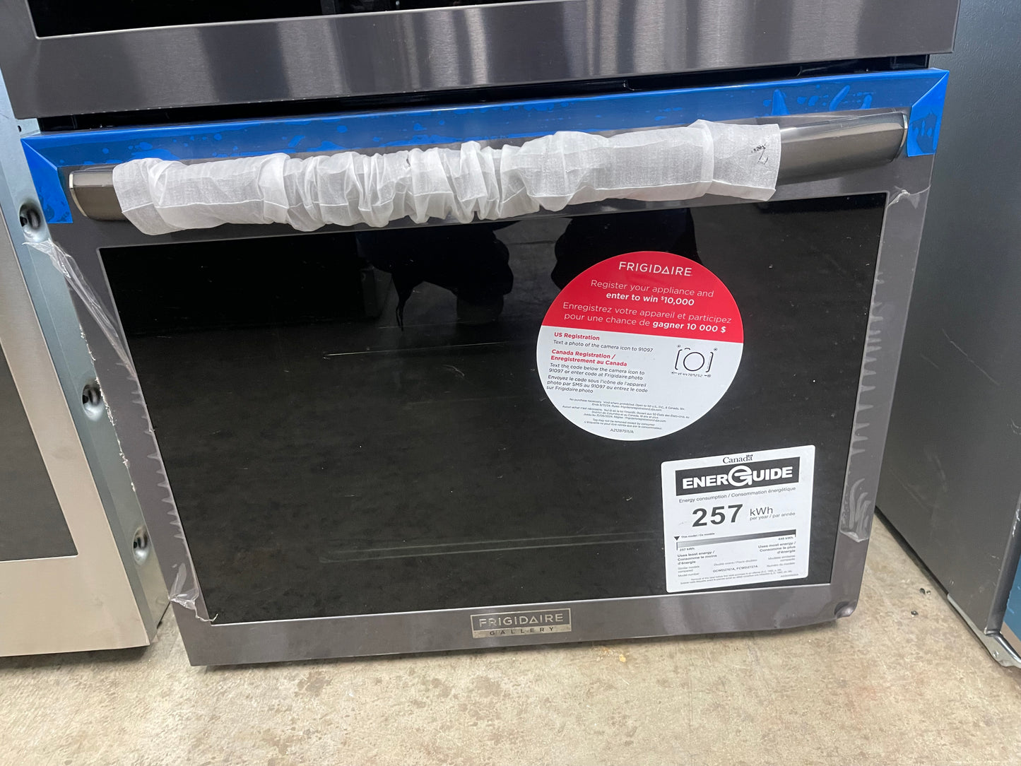 Frigidaire Gallery 27" Smudge-Proof Black Stainless Steel Double Electric Wall Oven Model: GCWD2767A