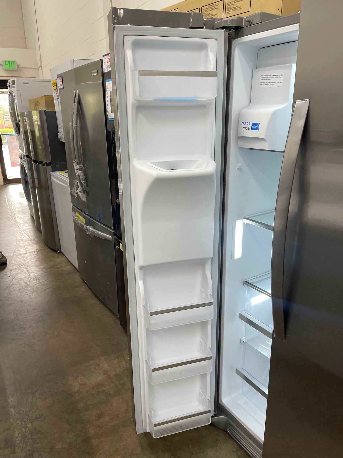 Frigidaire 22.3 Cu. Ft. Counter Depth Side by Side Refrigerator-Model #FRSC2333AS