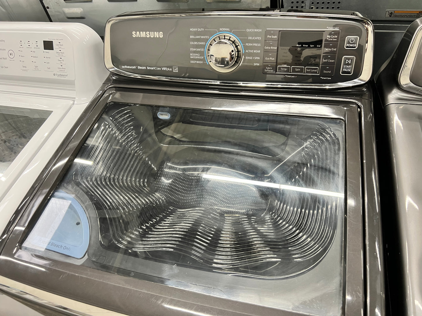 Samsung Top-Load Activewash 5.2-cu ft Washer and 7.5-cu ft Electric Dryer Mismatch Set (READ DESCRIPTION)