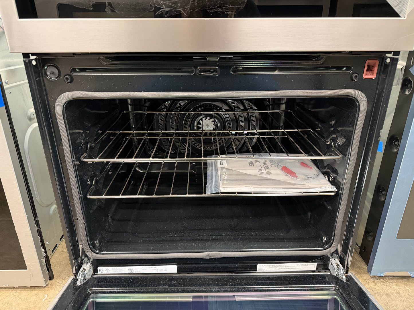 Frigidaire Gallery 30 in. Electric Built-In Wall Oven and Microwave Combination w/ Total Convection, Smudge-Proof Stainless Steel Model: A17114303