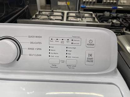 Samsung Top-Load Washer with 4.0 cu. ft. and Electric Dryer with 7.4 cu. ft.